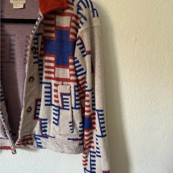 Brixton Trail Terry Crop Trucker Jacket - Picture 8 of 9